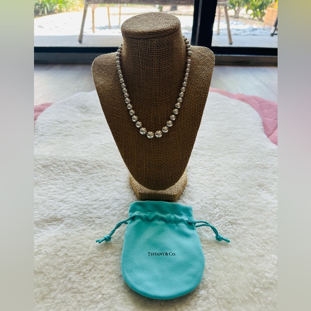 Tiffany & Co. HardWare Ball Necklace in Sterling Silver ~ Authentic! - Picture 4 of 11